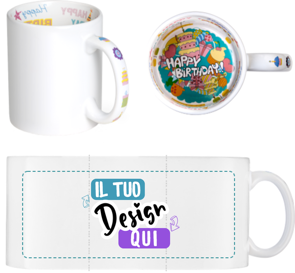 Tazza con Motivo „Happy Birthday“
