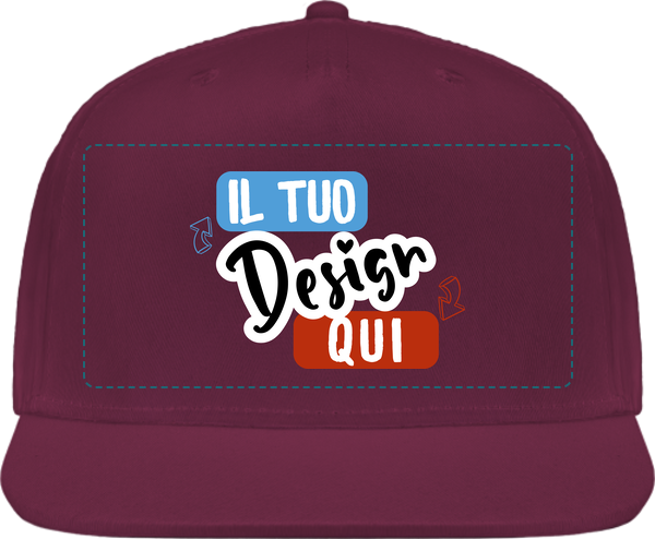 Cappellino con Visiera Dritta