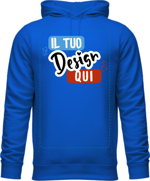 Felpa con Cappuccio B&C INSPIRE da Uomo
