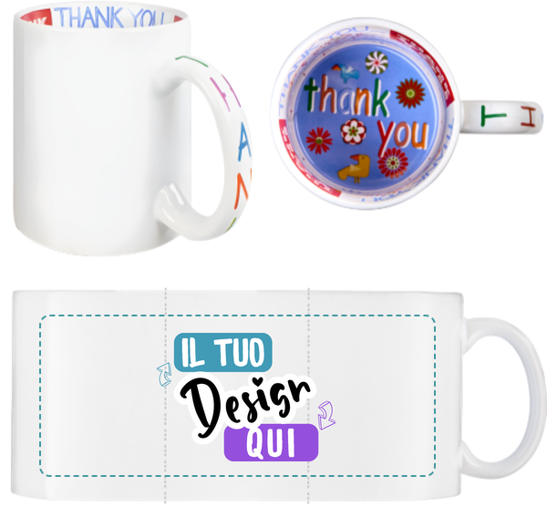 Tazza con Motivo „Thank You“