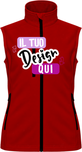 KARIBAN Gilet Softshell da Donna