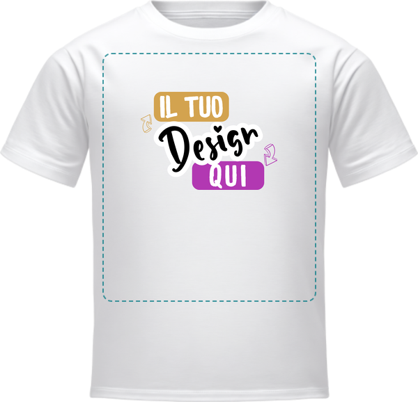 Offerta B&C #E150 T-Shirt per Bambini Bianca