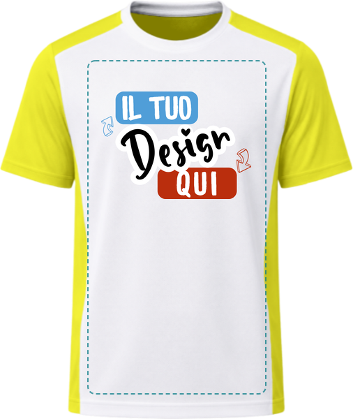 PROACT PA4014 Maglia Sportiva a Contrasto
